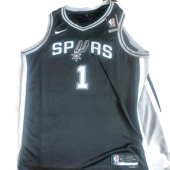 Nike San Antonio Spurs Victor Wembanyama #1 Swingman Jersey Mens Size 56 XXL - Picture 1 of 9